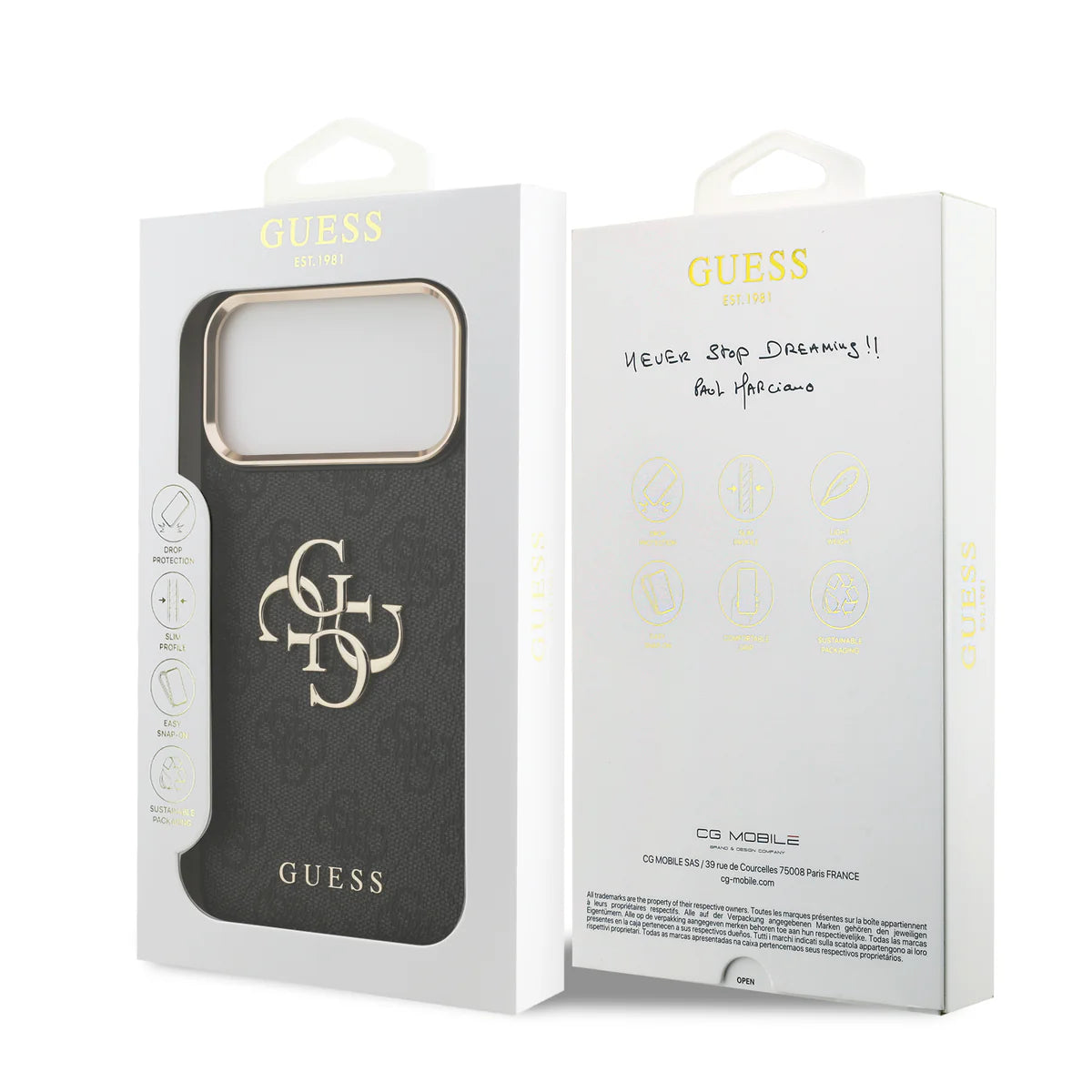 Guess Leder Case – Luxus & Schutz für iPhone 17 Pro Max