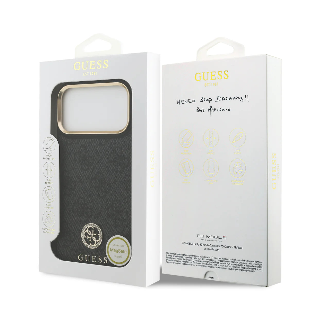Guess Leder Case – Luxus & Schutz für dein iPhone 17 Pro Max