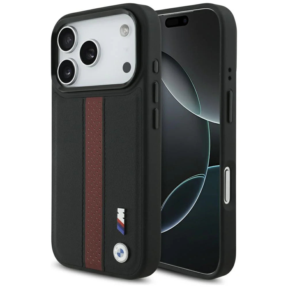 BMW Leder Case mit MagSafe – Sport Design für iPhone 17 Pro Max
