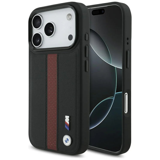 BMW Leder Case mit MagSafe – Sport Design für iPhone 17 Pro Max