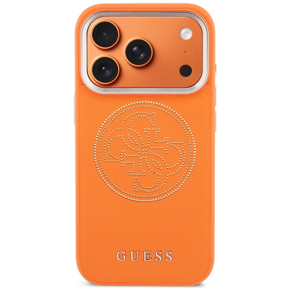 Guess 4G MagSafe Hülle Orange für iPhone 17 Pro Max