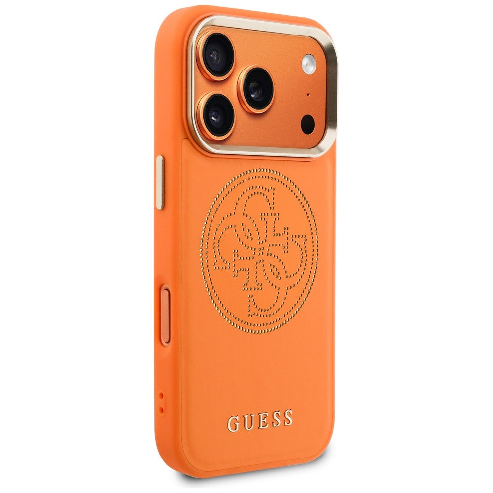 Guess 4G MagSafe Hülle Orange für iPhone 17 Pro Max