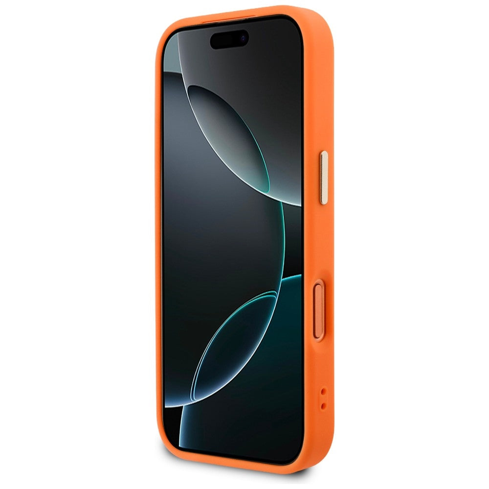 Guess 4G MagSafe Hülle Orange für iPhone 17 Pro Max
