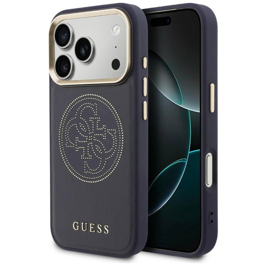 Guess 4G MagSafe Hülle Blau für iPhone 17 Pro Max