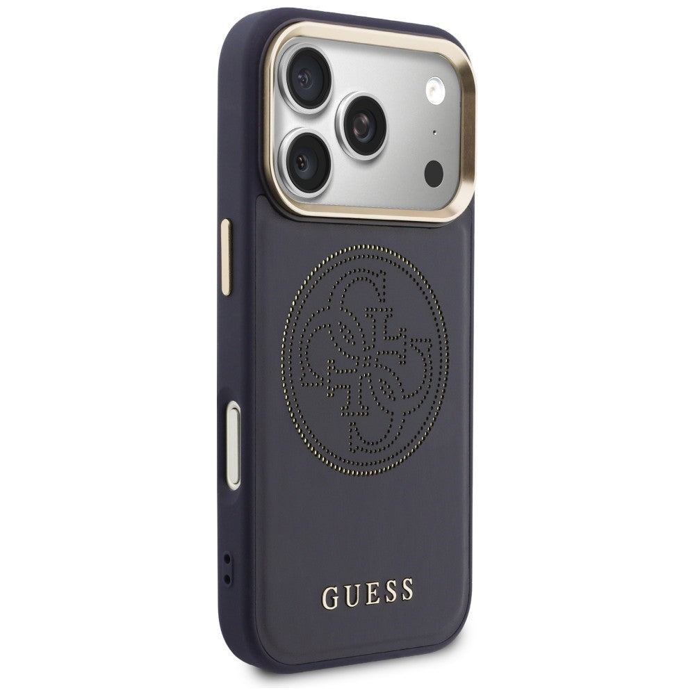 Guess 4G MagSafe Hülle Blau für iPhone 17 Pro Max