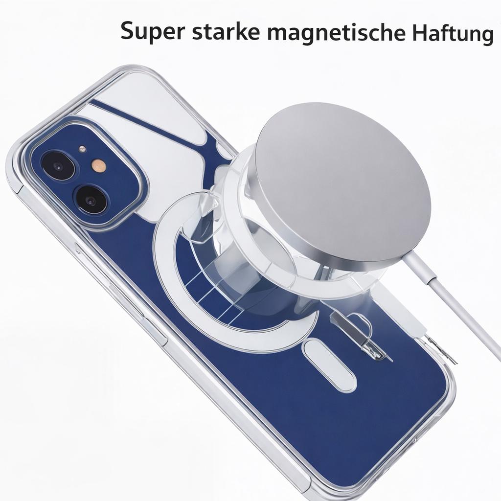 iPhone transparente MagSafe Hülle stoßfest