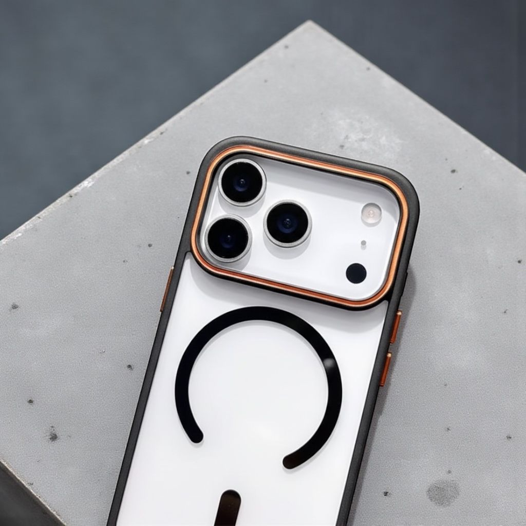 Transparente MagSafe iPhone-Hülle  (ohne Kameraschutz)