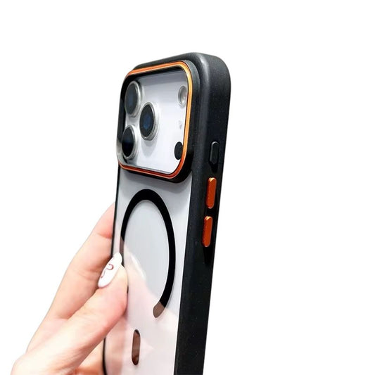 Transparente MagSafe iPhone-Hülle  (ohne Kameraschutz)